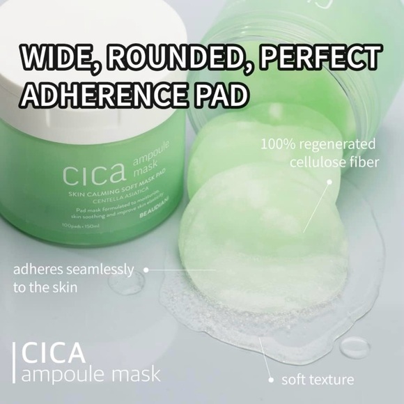 Ampoule Korean Toner Pads Centella Asiatica Extract Deep Hydration Quick Calming - Picture 2 of 12